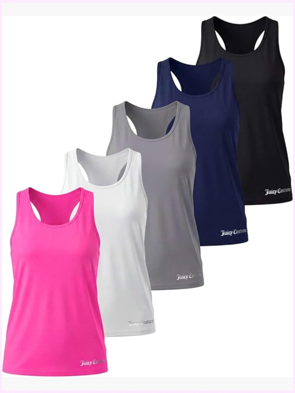 Dry Fit Racerback Tank Tops Workout Athletic Sleeveless Gym Running Sports